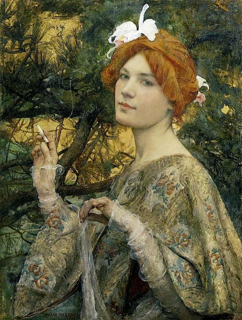 Edgar Maxence - French Symbolist painter. 1871 - 1954