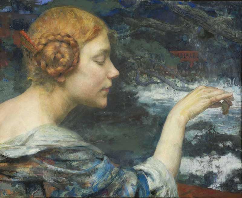 Edgar Maxence - French Symbolist painter. 1871 - 1954