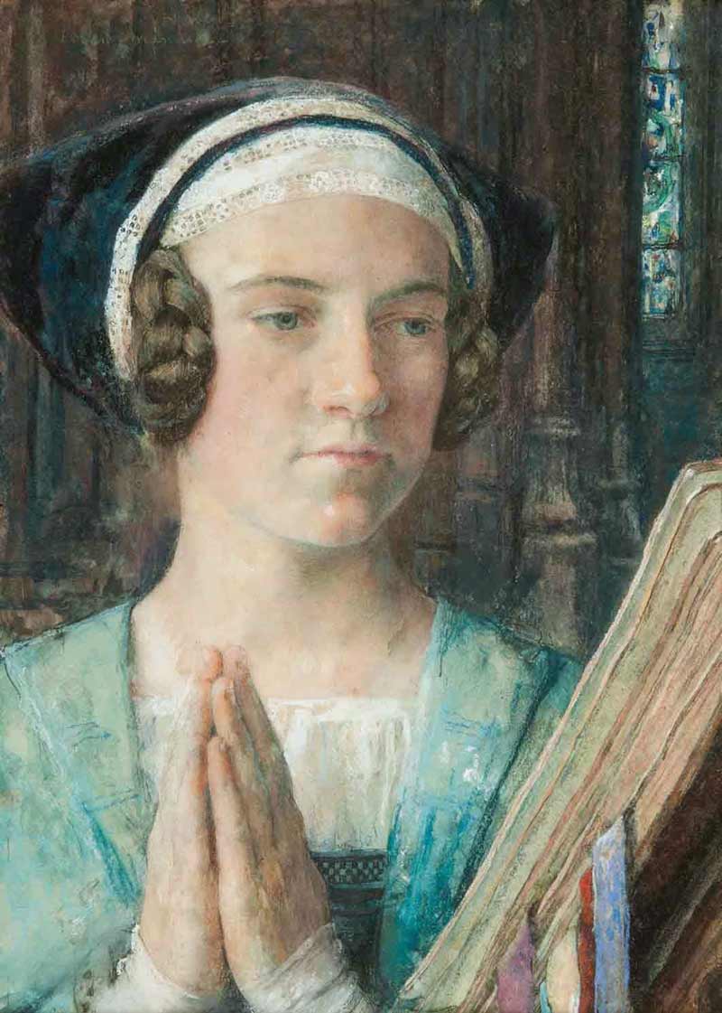 Edgar Maxence - French Symbolist painter. 1871 - 1954