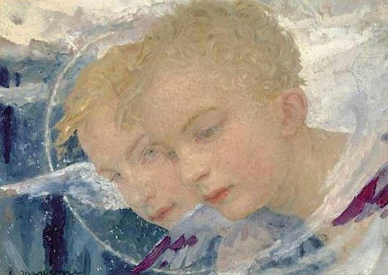 Edgar Maxence - French Symbolist painter. 1871 - 1954