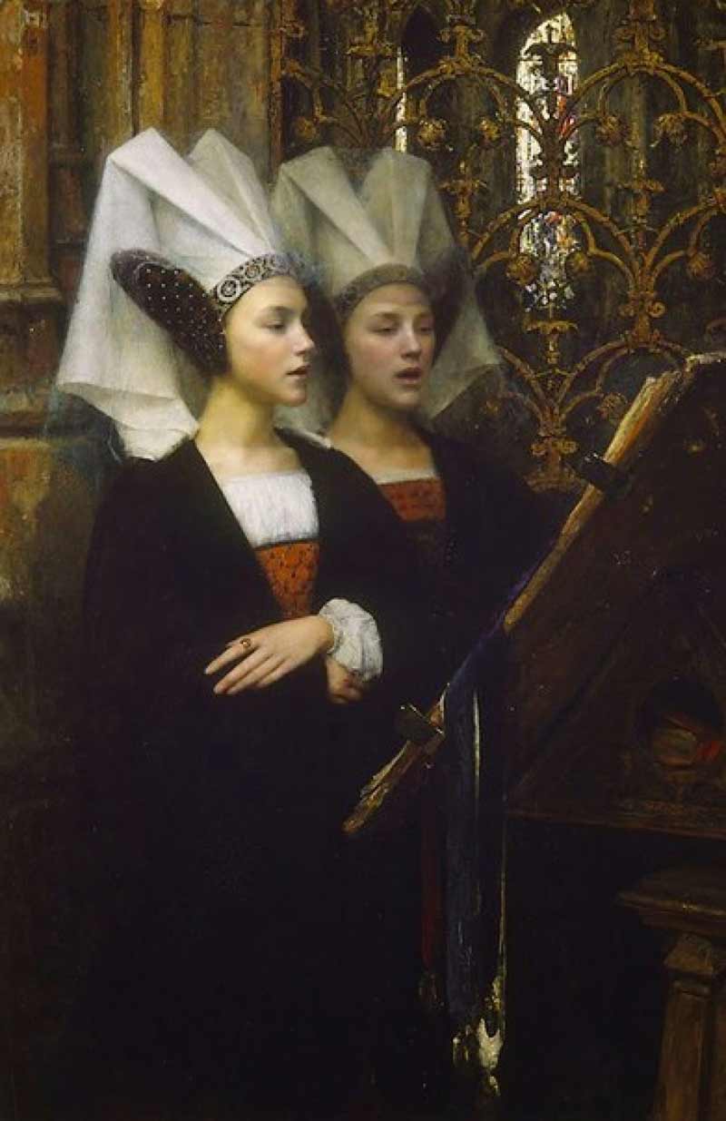 Edgar Maxence - French Symbolist painter. 1871 - 1954