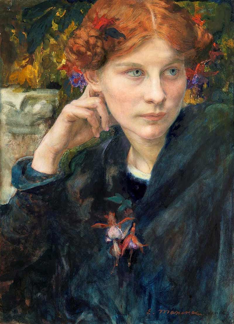 Edgar Maxence - French Symbolist painter. 1871 - 1954