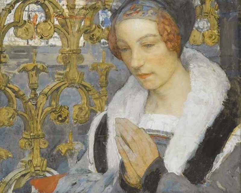 Edgar Maxence - French Symbolist painter. 1871 - 1954
