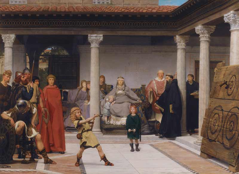 Lawrence Alma-Tadema - English Romantic artist. 1836 - 1912