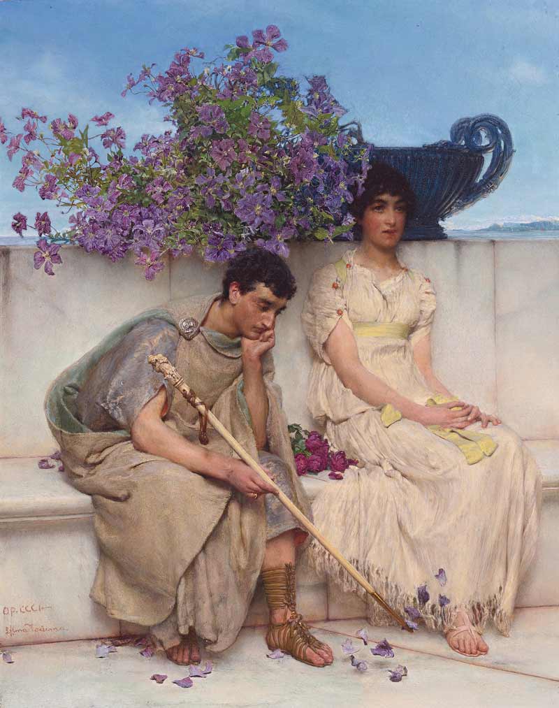 Lawrence Alma-Tadema - English Romantic artist. 1836 - 1912